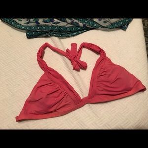Pink bikini top